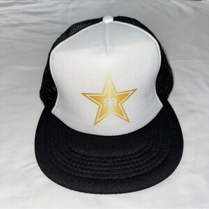 Rockstar Energy Snap Back Trucker Hat Black and White OS
